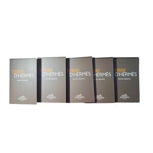 Terre D'Hermés Eau De Toilette Paris Made in France x5
